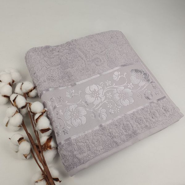 Рушник Philippus Platinum Cotton 70x140 Elina Ліловий(А295)