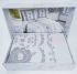 Покривало My Bed Жакард 240x260 з наволочками Ezgi Grey