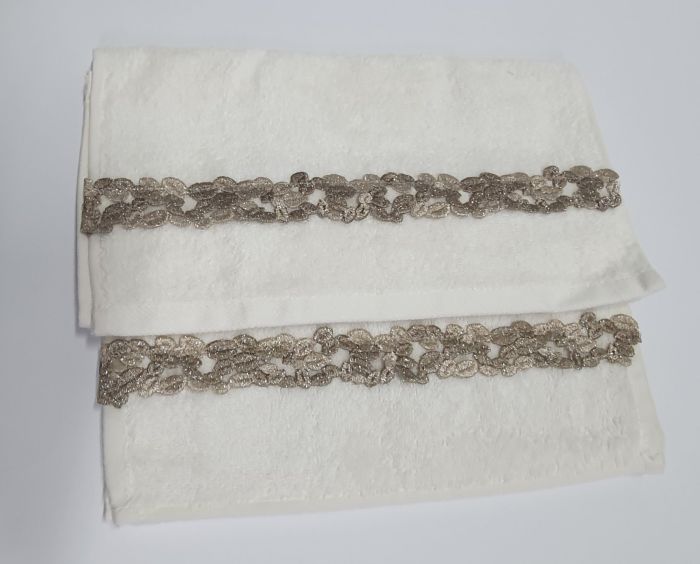 Набір рушників 2шт Pepper Home Jessica Cream  30*50