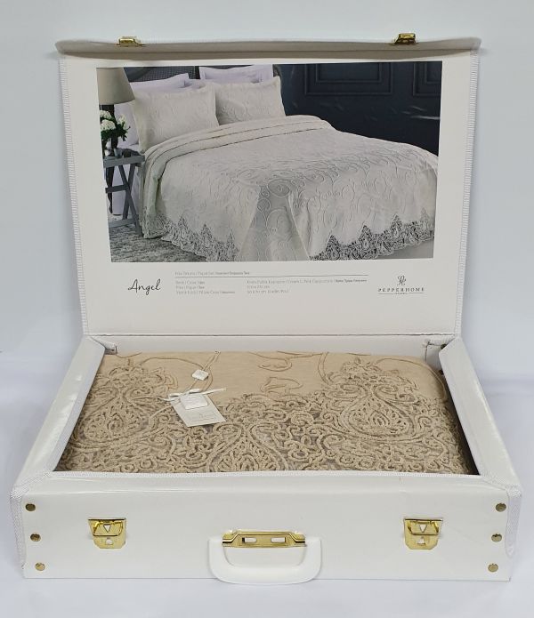 Комплект піке Pepper Home Angel Cappucino 270*270