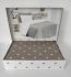 Постільна білизна Maison D'or сатин 200х220 Stars Beige