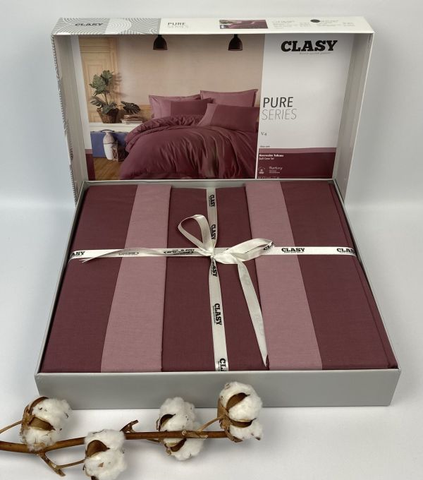 Постільна білизна CLASY ранфорс 160x220 см Pure Series V-4 Gul Kurusu