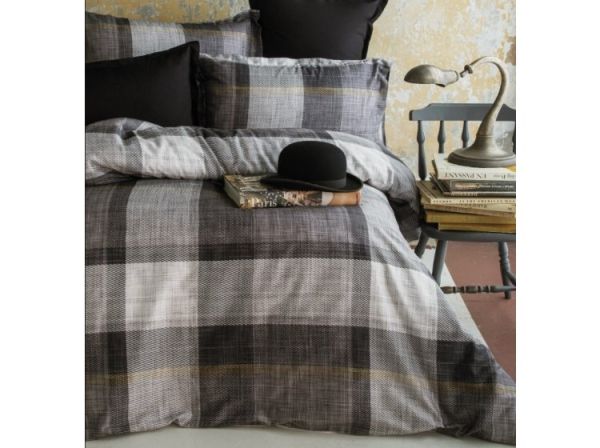 Постільна білизна Issimo Home digital сатин сімейна DUNLOE  BLACK