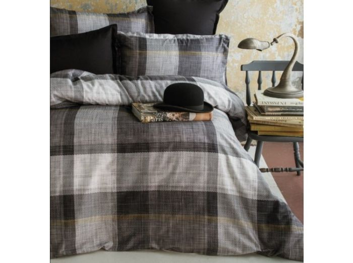 Постільна білизна Issimo Home digital сатин сімейна DUNLOE  BLACK