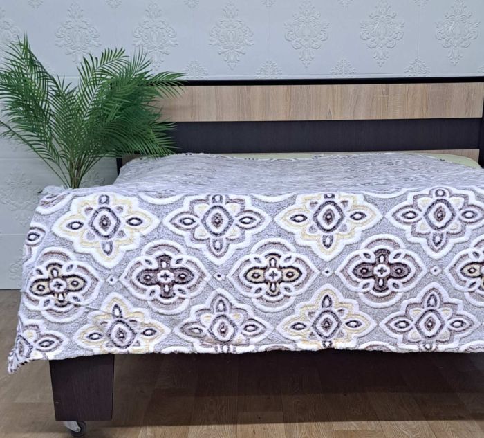 Покривало велюр без упаковки 200х220 Model 8 (724)