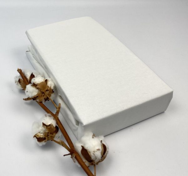 Простирадло на резинці Clasy 120X200 з наволочкою 50X70 V1 Beyaz