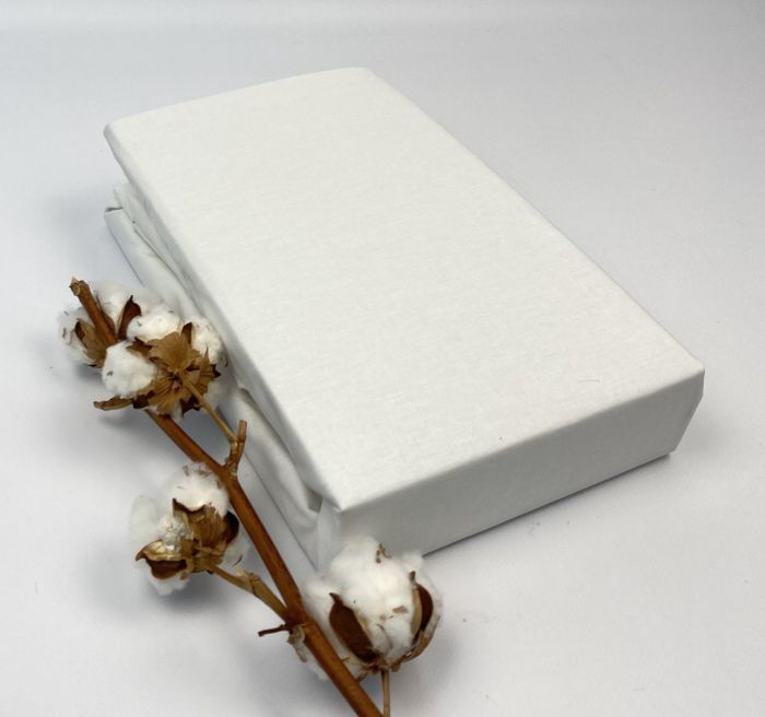 Простирадло на резинці Clasy 120X200 з наволочкою 50X70 V1 Beyaz