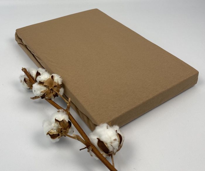 Простирадло на резинці Le Vele 140-160x200 Stretch Brown