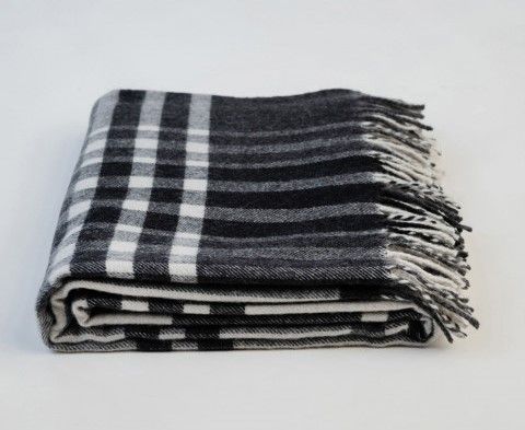 Плед Lanavitta "Wool Mix" 140х200 кл. темно-сірий
