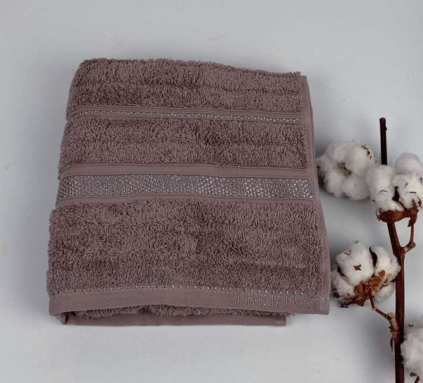 Рушник Philippus Delux Cotton 50х90 Hazel Фіолетовий(ЕА056)
