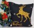 Наволочка велюр 45x45 Golden Deer