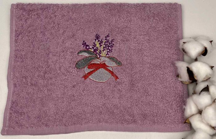 Махровий кухонний рушник Happy cotton 30х50 Lavander bag