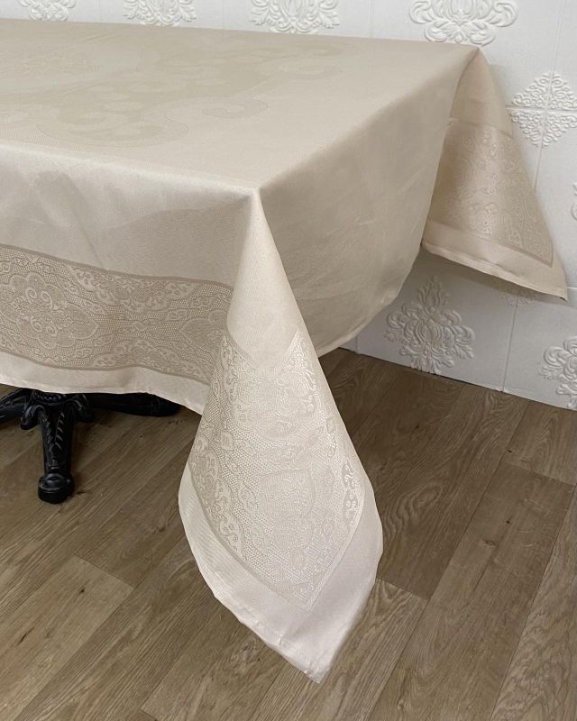 Скатертина Masali тефлон 160x260 Model 508 Cappucino