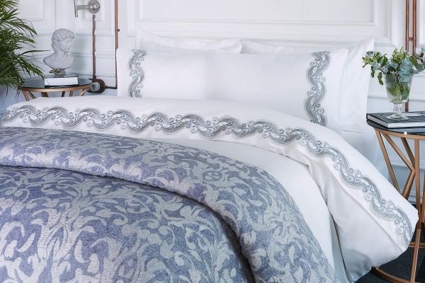 Постільна білизна Pepper Home Vanessa 200x220 Cream - Blue