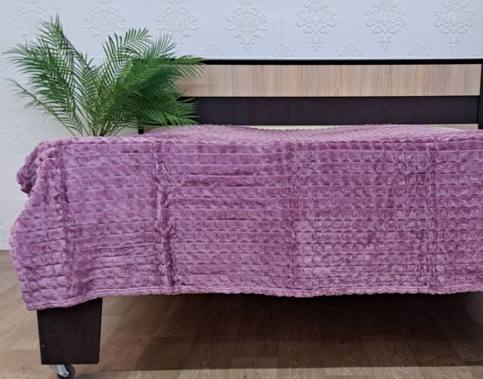 Покривало велюр 180х200 Purple (618)