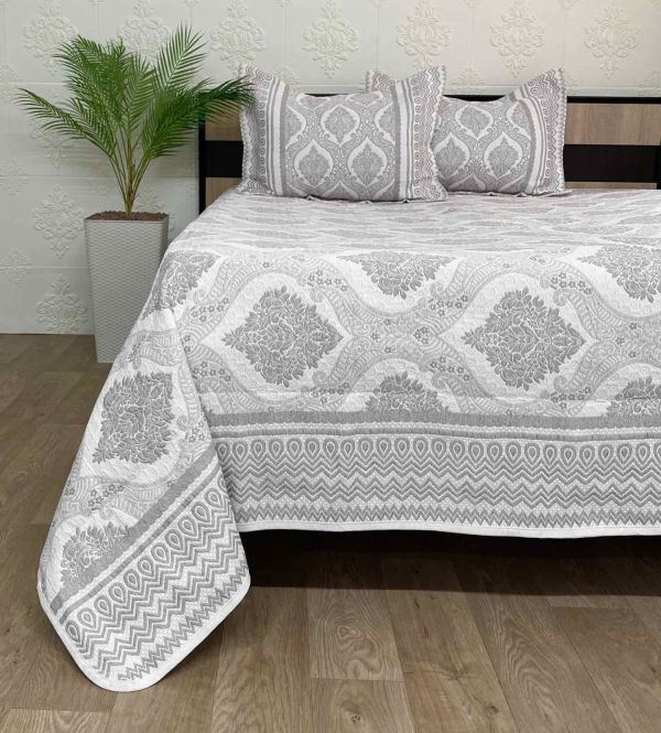Покривало Moda Box 240x260 з наволочками Naz Gri