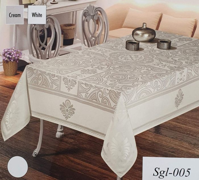 Скатертина Sagol  в коробці 160x260 St-005 Cream
