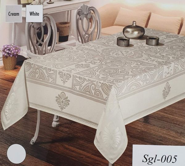 Скатертина Sagol в коробці 160x300 St-005 Cream