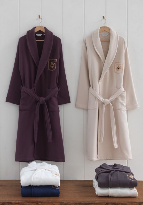 Халат чоловічий Maison D'or Morelli Ecru L