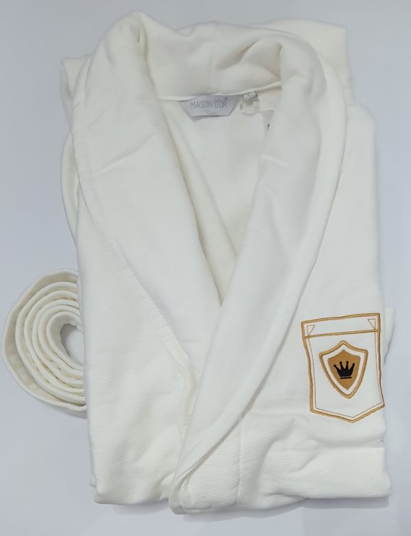 Халат чоловічий Maison D'or Morelli White S