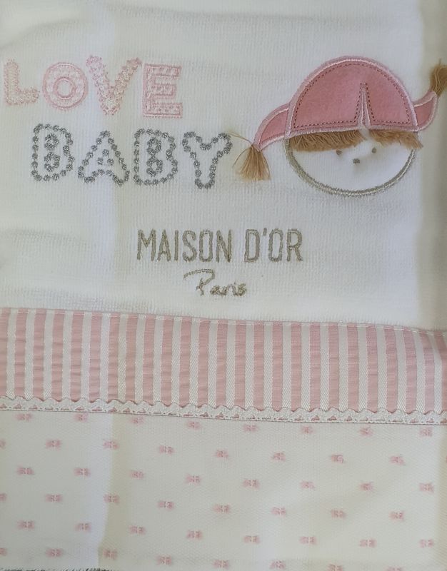Рушники дитячі Maison D'or 3шт Love Baby