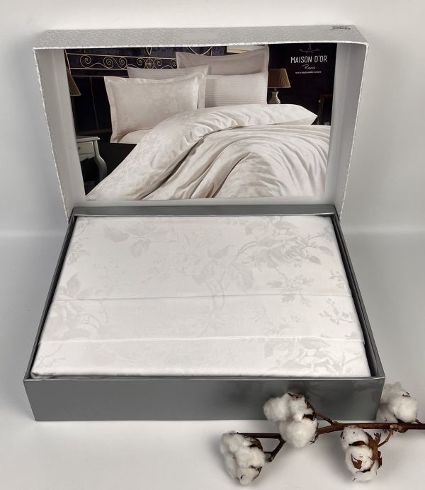 Постільна білизна Maison D'or Ruby бамбук 200х220 White