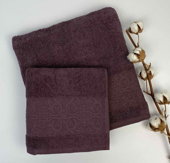 Набір рушників Cottonize 2 шт cod124 Brown