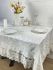 Скатертина Велюр Acme Tekstil 160x220 Lux Queen Krem PVS