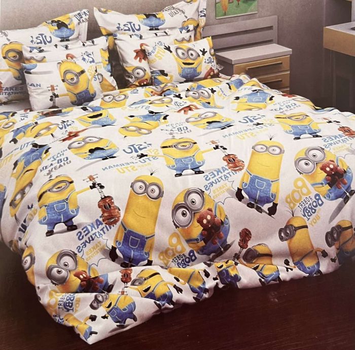 Постільна білизна Pretty підліткова Minion