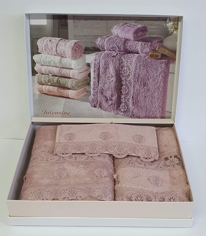 Рушники Maison D'or 3шт Intensive Bamboo Rose