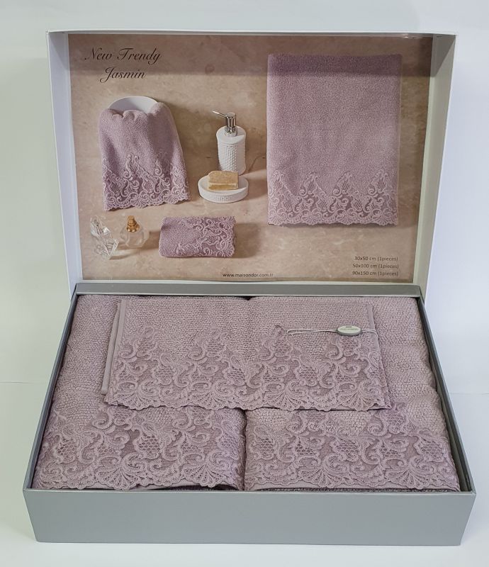 Рушники Maison D'or 3шт New Trendy Lilac