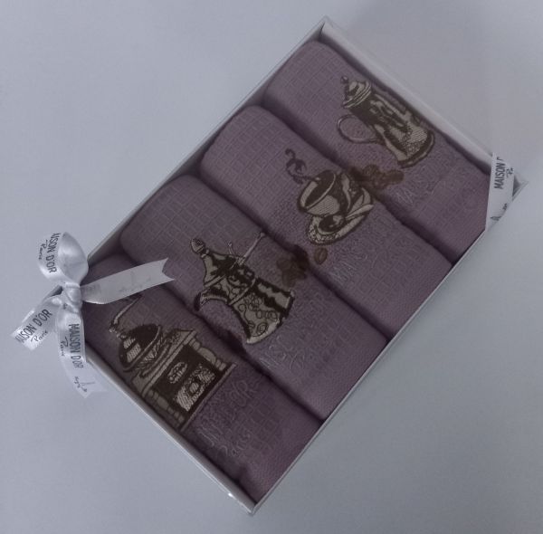 Подарунковий набір рушників Maison D'or Coffee Lilac
