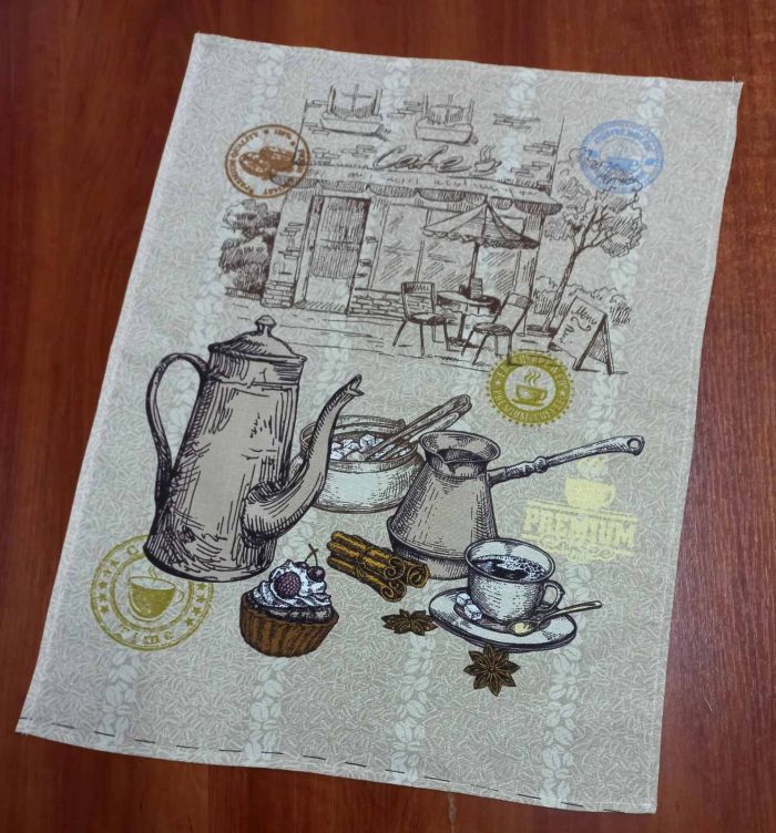 Рушник кухонний Coffee Model-1 60х40 Beige