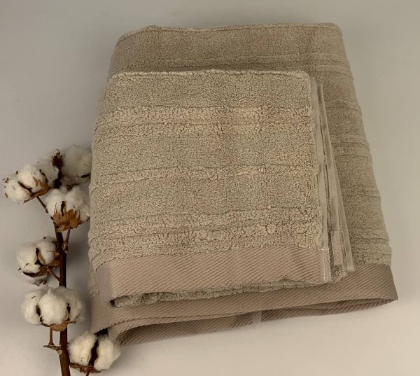 Набір рушників Pupilla 2шт Microcotton Cevher Beige