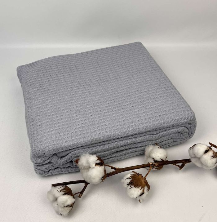 Простирадло вафельне Mercan 220x240 Grey