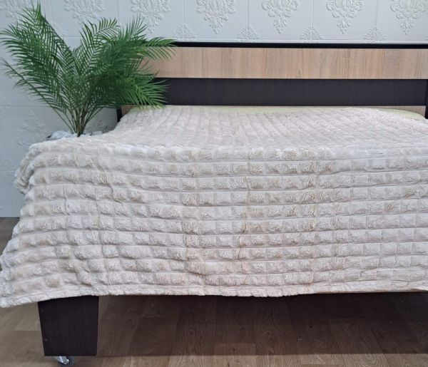 Покривало велюр 150х200 Beige (1309)
