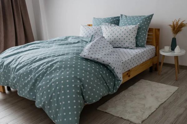 Комплект постільної білизни "Happy Sleep" євро (332 Olive,50x70)