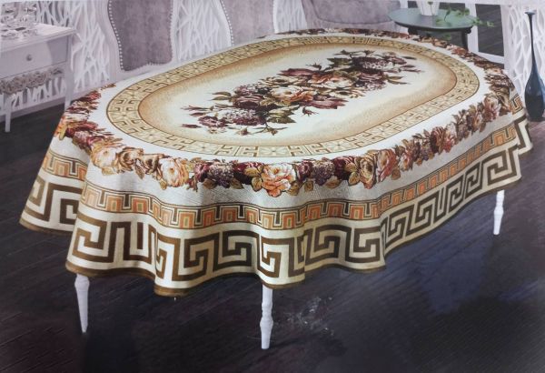Скатертина гобеленова Sagol OV 160x220 St - 138 Krem