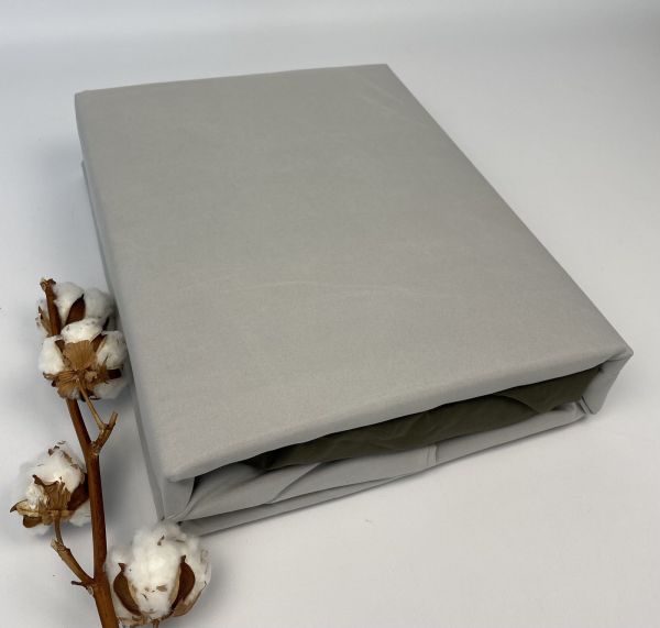 Постільна білизна Colorful Home сатин 180х220 Solid Color Grey