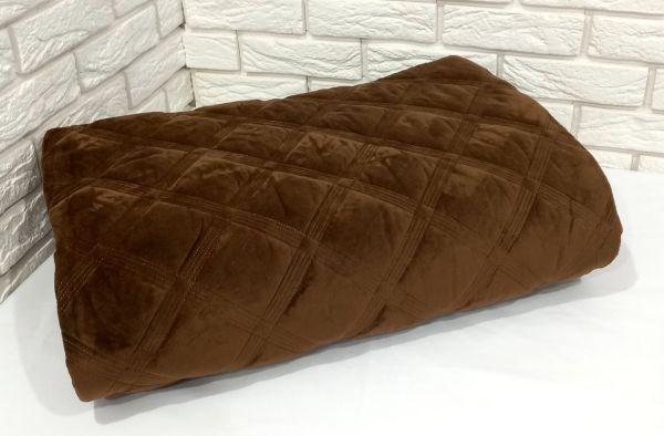 Покривало велюрове Model-2 (1159) 200x230 Brown