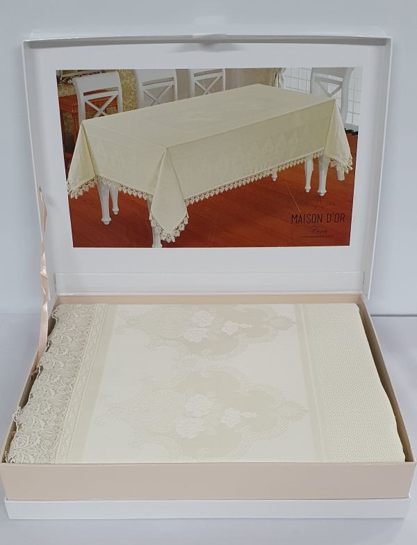 Скатертина Maison D'or 160х270 Natalee Cream