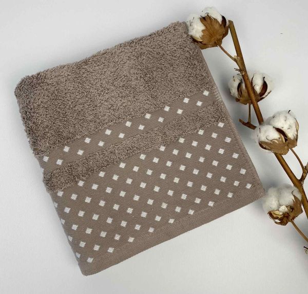 Рушник Cottonize 50х90 cod138 Light  Brown