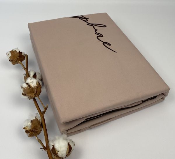 Постільна білизна Koloco сатин з вишивкою 200x230 см Light   Pink