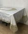 Скатертина Велюр Acme Tekstil 160x220 Sunsuzluk Krem-Gold PVS