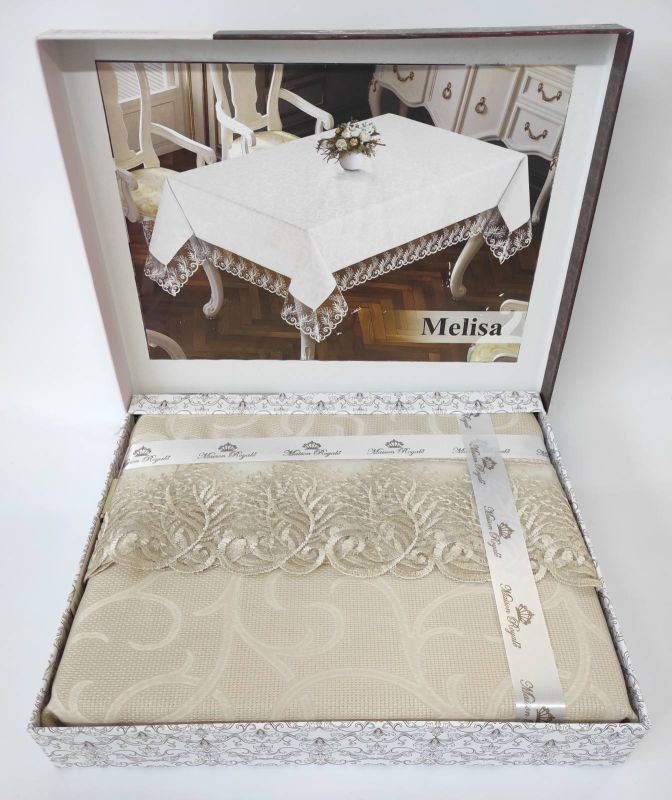Скатертина Maison Royale 160x260 Melisa Cappucino