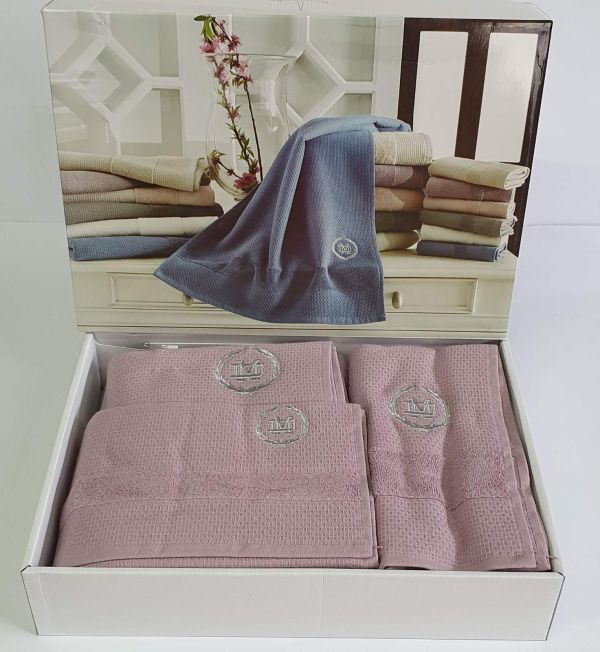 Рушники Maison D'or 3шт Bonni Lilac
