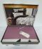 Постільна білизна Maison D'or сатин з вишивкою 200х220 Pulume Volante Dark Lilac