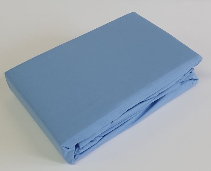 Простирадло на резинці Clasy 160X200 з наволочками 50X70 V16 Mavi