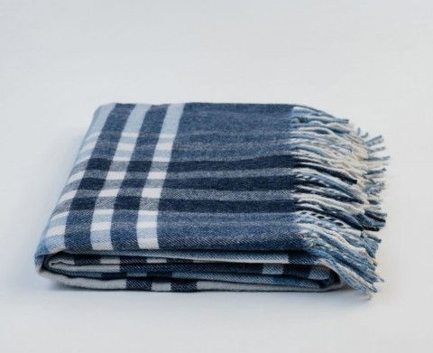 Плед Lanavitta "Wool Mix" 140х200 кл.синій