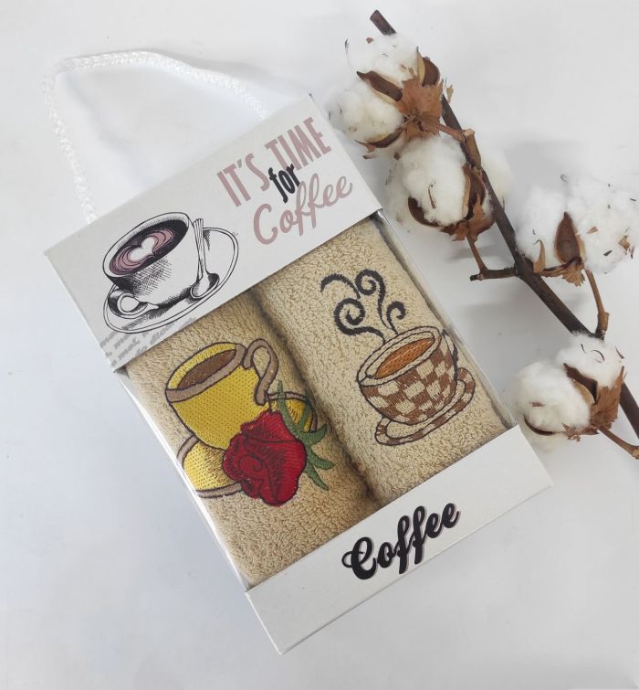Набір кухонних рушників AE 2шт "Coffee" 02